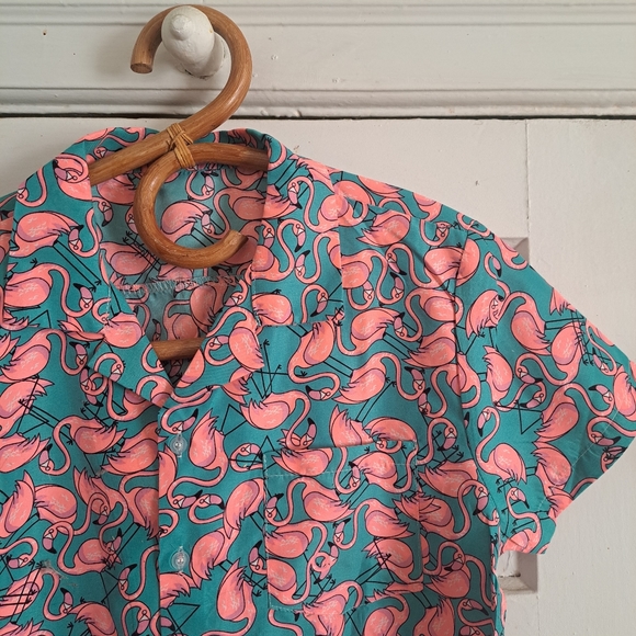 Flamingo Button-up Shirt - Picture 3 of 5